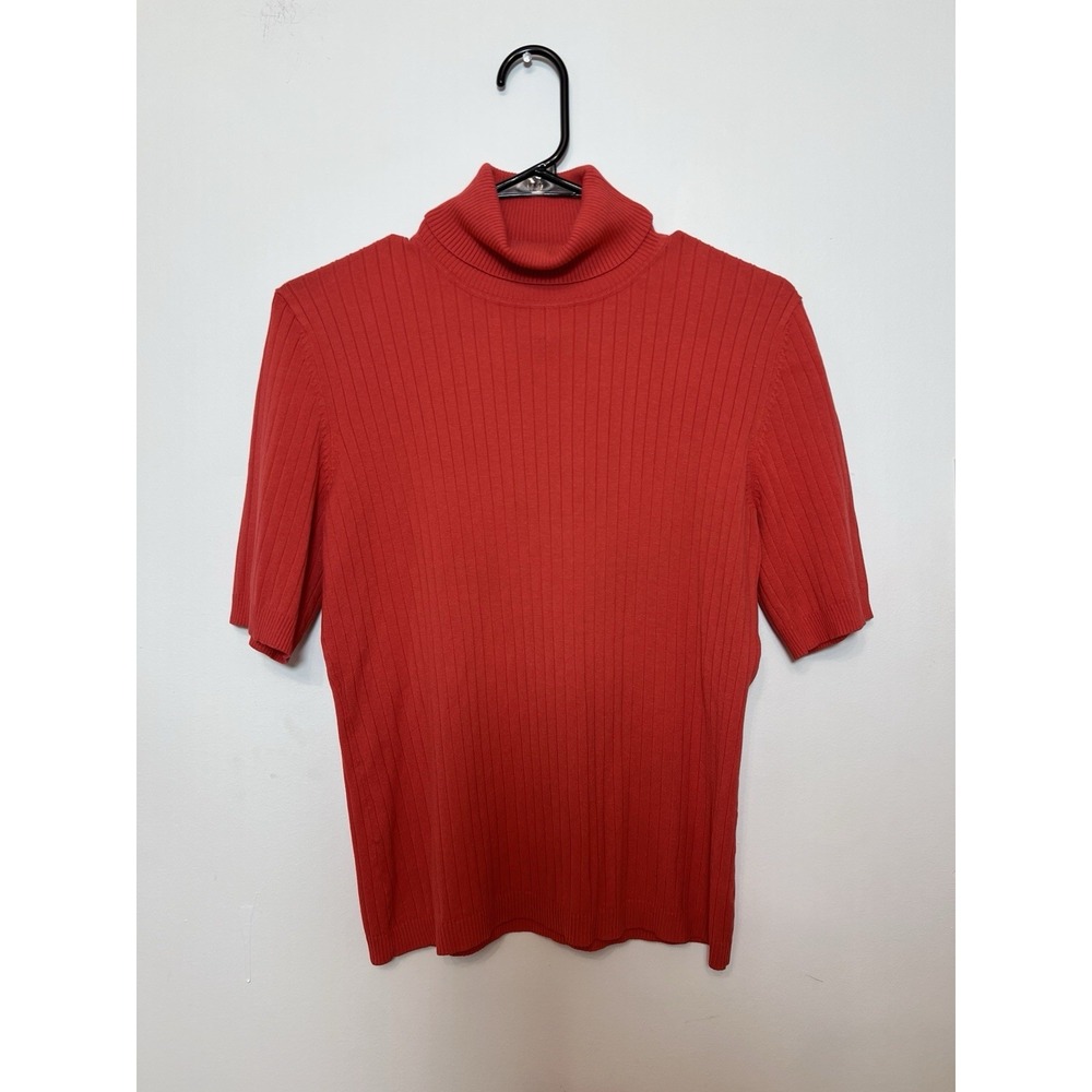 Chico's Silk Rayon Mock Neck Sweater 2 Soft Capsule Quiet Luxury Minimalist